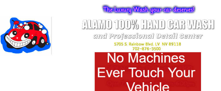 ALAMO 100% HAND CAR WASH